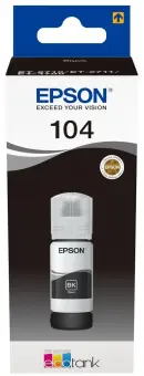 Original Epson 104 Tintenflasche Schwarz 65 ml C13T00P140 