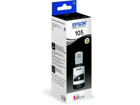 Epson 105 C13T00Q140 Tintenflasche Schwarz 140 ml 
