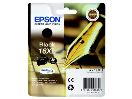 Epson 16XL C13T16314012 Druckerpatrone Schwarz 12.9 ml ca. 500 Seiten, 