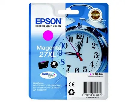 Original Epson 27XL Magenta T2713 Tintenpatrone 10.4 ml ca. 1.100 Seiten C13T27134010 