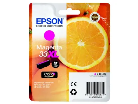 Epson 33XL C13T33634012 Druckerpatrone Magenta ca. 650 Seiten, 