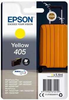 Original Epson 405 Tintenpatrone Yellow 5.4 ml ca. 300 Seiten DURABrite Ultra Ink C13T05G44010 