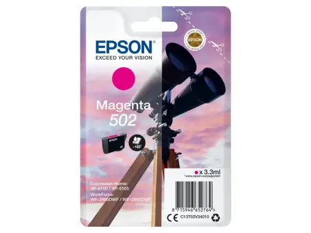 Epson 502 C13T02V34010 Druckerpatrone Magenta 3.3 ml ca. 165 Seiten, 