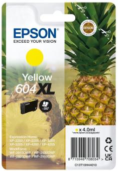 Original Epson 604XL Tintenpatrone Yellow ca. 350 Seiten 4 ml C13T10H44010 