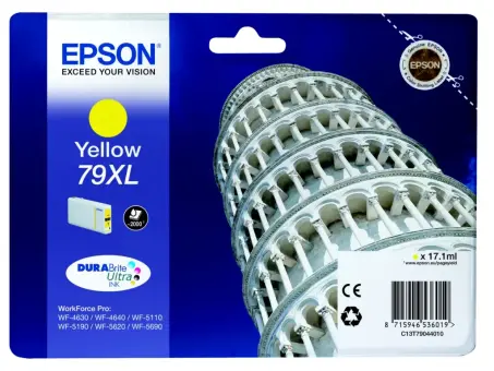 Epson 79XL C13T79044010 Druckerpatrone Gelb 17.1 ml ca. 2.000 Seiten, 
