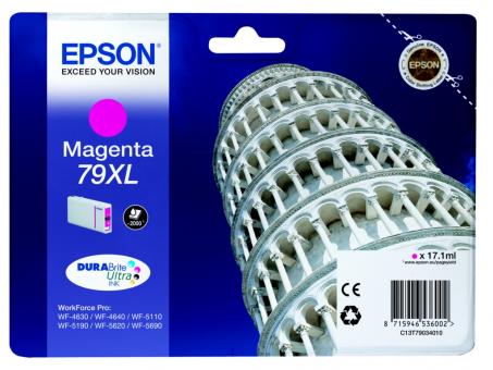 Original Epson 79XL Tintenpatrone Magenta T7903 17.1 ml ca. 2.000 Seiten C13T79034010 