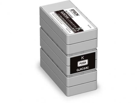 Original Epson GJIC5(K) Tintenpatrone Schwarz 97.8 ml C13S020563 