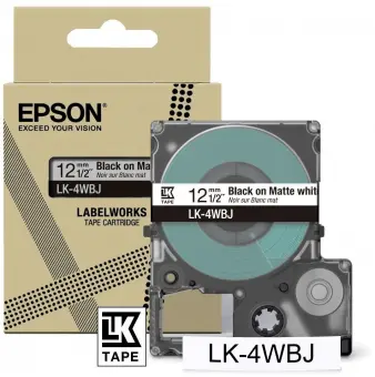 Original Epson LK-4WBJ Schriftband Schwarz auf Weiss C53S672062 