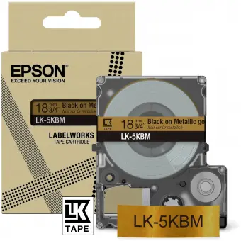 Original Epson LK-5KBM Schriftband C53S672093 