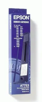 Original Epson S015633 Schwarz Farbband Farbbandkassette, 2.5 Millionen Zeichen C13S015633 