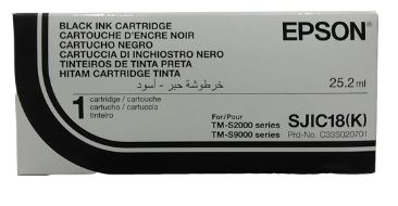 Original Epson SJIC18(K) Tintenpatrone Schwarz 25,2ml C33S020701 