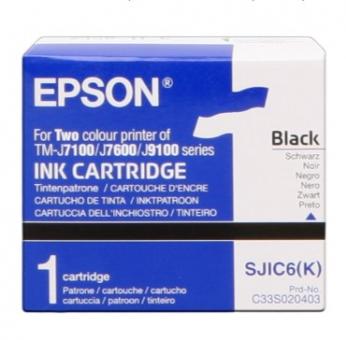 Original Epson SJIC6(K) Tintenpatrone Schwarz C33S020403 
