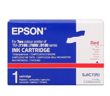 Original Epson SJIC7(R) Tintenpatrone Rot  C33S020405 