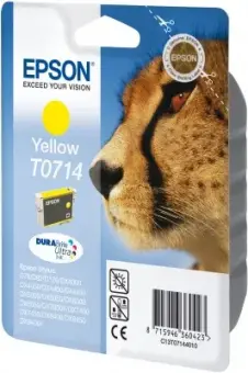 Epson T0714 C13T07144012 Druckerpatrone Gelb 5.5 ml ca. 415 Seiten, 