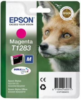 Original Epson T1283 Tintenpatrone Magenta 3.5 ml ca. 140 Seiten C13T12834012 