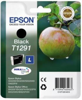 Original Epson T1291 Tintenpatrone Schwarz 11.2 ml ca. 385 Seiten C13T12914012 