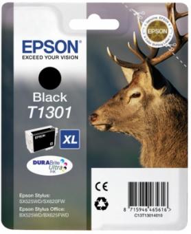 Original Epson T1301 Tintenpatrone Schwarz 25.4 ml ca. 945 Seiten C13T13014012 