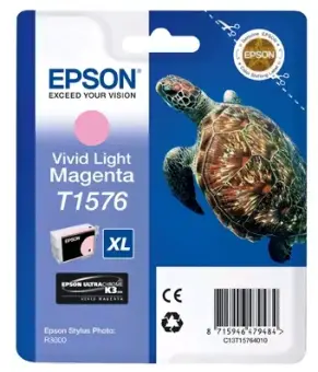 Epson T1576 C13T15764010 Druckerpatrone Pink hell 25.9 ml 
