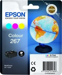 Original Epson T267 Tintenpatrone Color  6.7 ml ca. 200 Seiten C13T26704010 