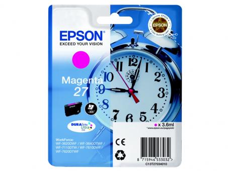 Original Epson T2703 Tintenpatrone Magenta 3.6 ml ca. 300 Seiten C13T27034012 