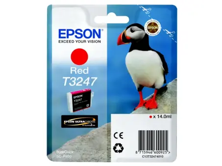 Epson T3247 C13T32474010 Druckerpatrone Rot 14 ml ca. 980 Seiten, 