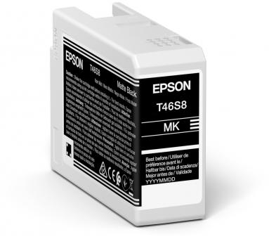 Original Epson T46S8 Schwarz Matt Tintenpatrone C13T46S80N 25ml Ultrachrome® Pro12 