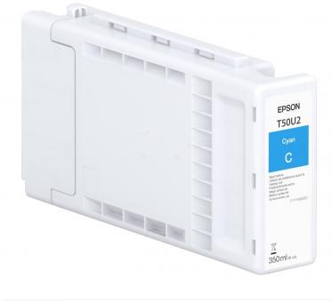 Original Epson T50U2 Tintenpatrone Cyan 350 ml C13T50U200 