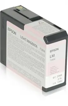 Original Epson T5806 Light Tintenpatrone Magenta 80 ml C13T580600 