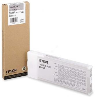 Original Epson T6067 light Tintenpatrone Schwarz 220 ml C13T606700 