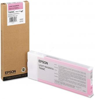 Original Epson T606C light Tintenpatrone Magenta 220 ml C13T606C00 
