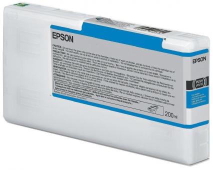 Original Epson T6532 Tintenpatrone Cyan 200 ml C13T653200 
