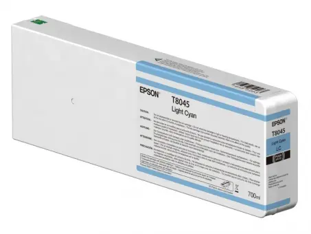 Original Epson T8045 light Tintenpatrone Cyan 700 ml Ultrachrome HD, UltraChrome HDX C13T804500 
