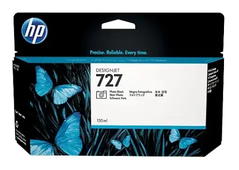 HP727 B3P23A Druckerpatrone Schwarz Foto 130ml 