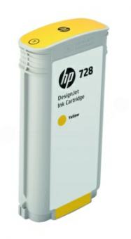 Original HP728 Tintenpatrone Yellow 130ml F9J65A 