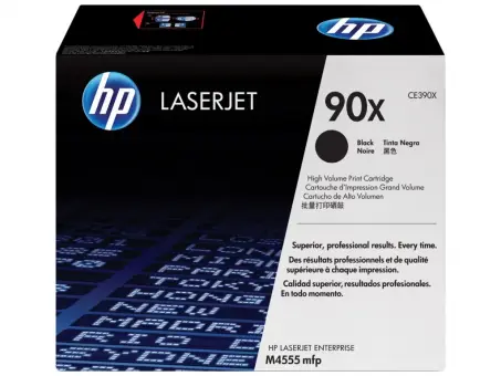Original HP90X Toner Schwarz ca. 24.000 Seiten CE390X 