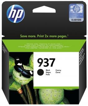 Original HP937 Tintenpatrone Schwarz ca. 1.450 Seiten 4S6W5NE 