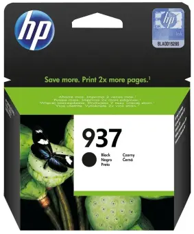 HP937 4S6W5NE Druckerpatrone Schwarz ca. 1.450 Seiten, 
