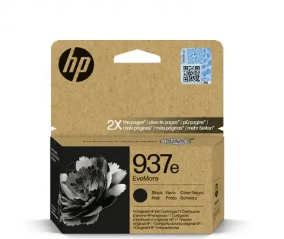 Original HP937e Tintenpatrone Schwarz ca. 2.500 Seiten 4S6W9NE EvoMore 