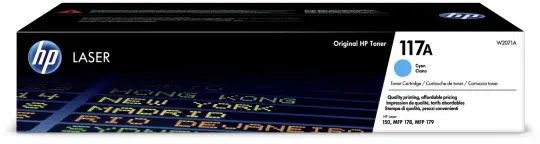 Original HP117A Toner Cyan ca. 700 Seiten W2071A 
