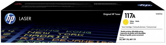 Original HP117A Toner Yellow ca. 700 Seiten W2072A 