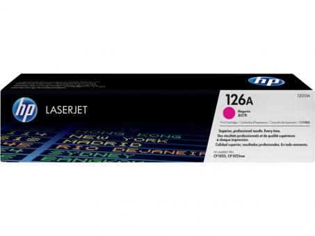 Original HP126A Toner Magenta ca. 1.000 Seiten CE313A 