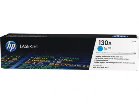 Original HP130A Toner Cyan ca. 1.000 Seiten CF351A 