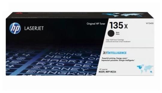 Original HP135X Toner Schwarz ca. 2.400 Seiten LaserJet Tonerkartusche mit hoher Reichweite W1350X 