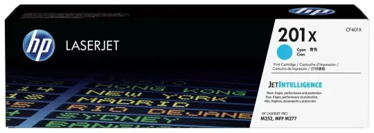 Original HP201X Toner Cyan ca. 2.300 Seiten CF401X 