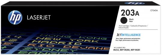 Original HP203A Toner Schwarz ca. 1.400 Seiten CF540A 