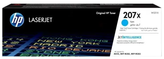 HP207X W2211X Toner Cyan ca. 2.450 Seiten, 