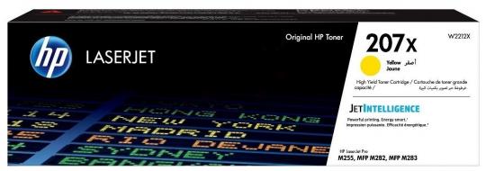 Original HP207X Toner Yellow ca. 2.450 Seiten W2212X 