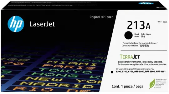 Original HP213A Toner Schwarz W2130A 213A ca. 3.500 Seiten Schwarz LaserJet Tonerkartusche 