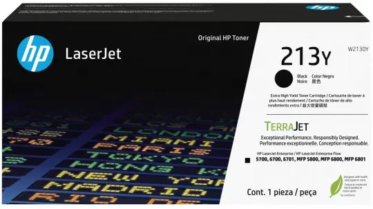 Original HP 213Y Toner Schwarz (W2130Y) ca. 18.000 Seiten Original LaserJet-Tonerkartusche mit sehr hoher Reichweite 