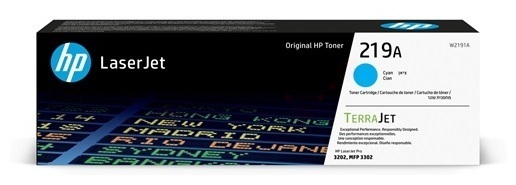 Original HP 219A Toner Cyan ca. 1.200 Seiten W2191A 